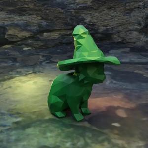 Magic Low Poly Kitten