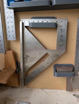 Tool Wall Holder for Shinwa Square – Clean, Secure Storage on Workshop Walls
