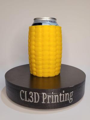 Corn Can Koozie – Detailed