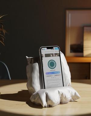 Pillow Cozy Smartphone Holder