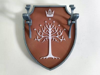 Aragorn’s Crest and Sword Mount for Narsil/Andúril