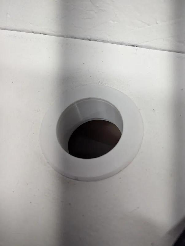 Desk Grommet Insert for Cords Threaded