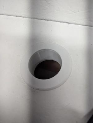 Desk Grommet Insert for Cords Threaded
