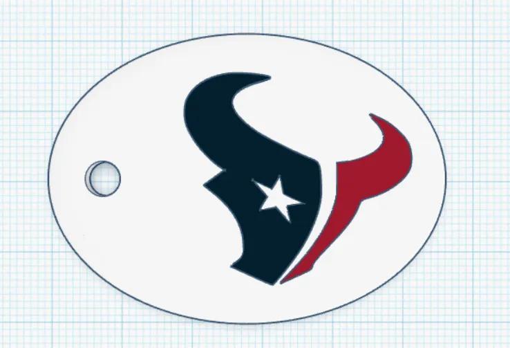 Texans Keychain