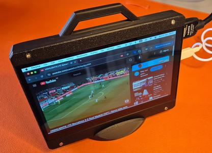 7-inch display case, cover and stand