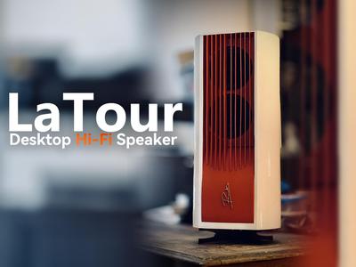 LaTour – HiFi Speaker Enclosure – Desk / Living Room