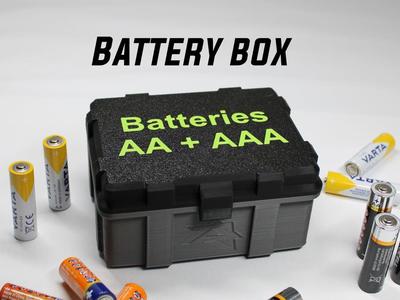 Battery box AA/AAA