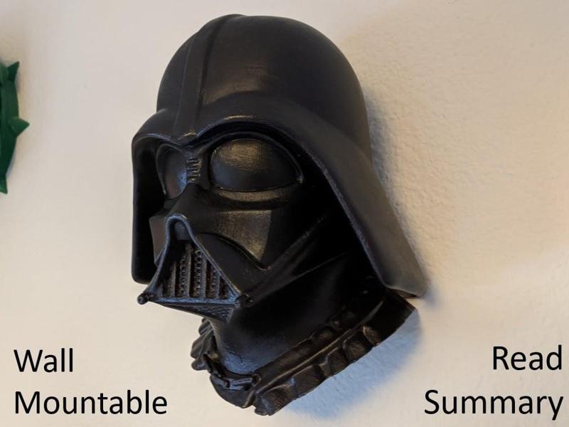 Darth Vader Head For Wall (Large)
