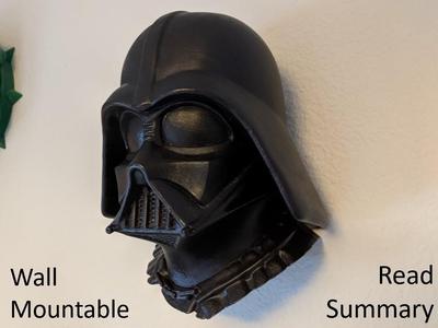 Darth Vader Head For Wall (Large)