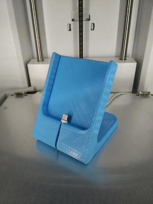 Phone stand with charging cord (iPhone 5 & 5s)
