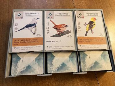 Wingspan – Three-Wide Card Tray With Lid