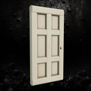 SImple wooden door