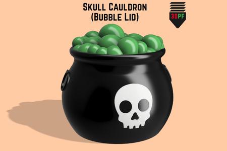 Skull Cauldron (Bubbles Lid)