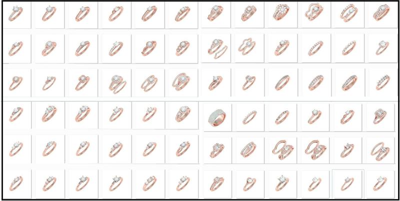 900 Solitaire ring 3dm  stl  24 render per model detail