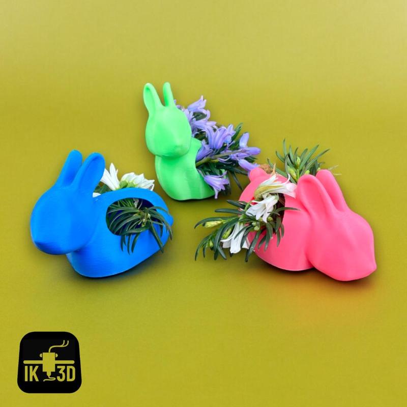 Cute Bunny Planters Set of 3