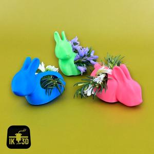 Cute Bunny Planters Set of 3