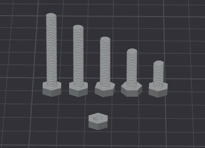 M4 Nut and Bolt Set