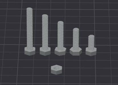 M4 Nut and Bolt Set