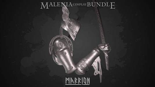 Malenia Cosplay Bundle 3D Model Collection