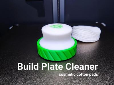 Build Plate Cleaner (cosmetic cotton pads)