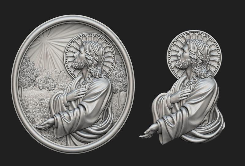 Jesus Prayer Medallion and Pendant