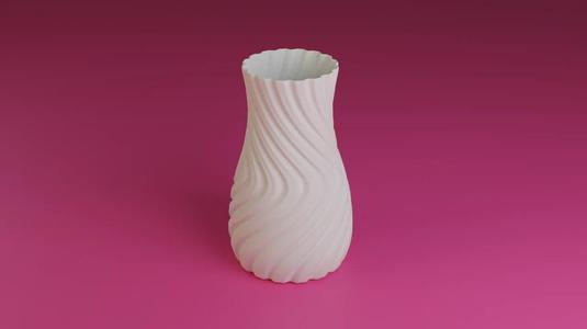 Hi-Poly Sinewave Vase
