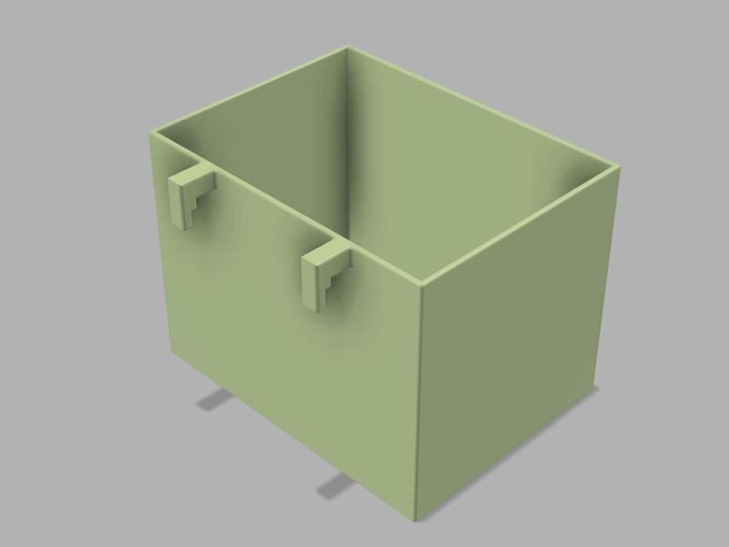 IKEA SKADIS pegboard box storage container hanging box