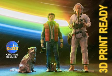 Doc Marty  Einstein Pack 1-8 Scale