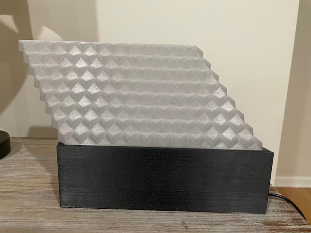 3D Triangular Prism LED Lamp