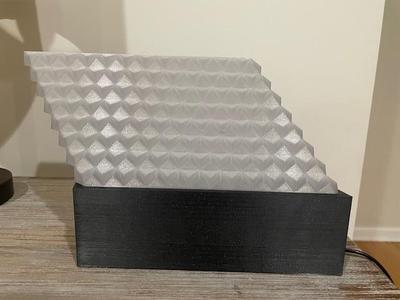 3D Triangular Prism LED Lamp