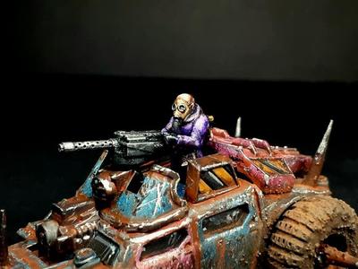Rear Deck gunner - 20mm - Darkfuture / Gaslands / FWW