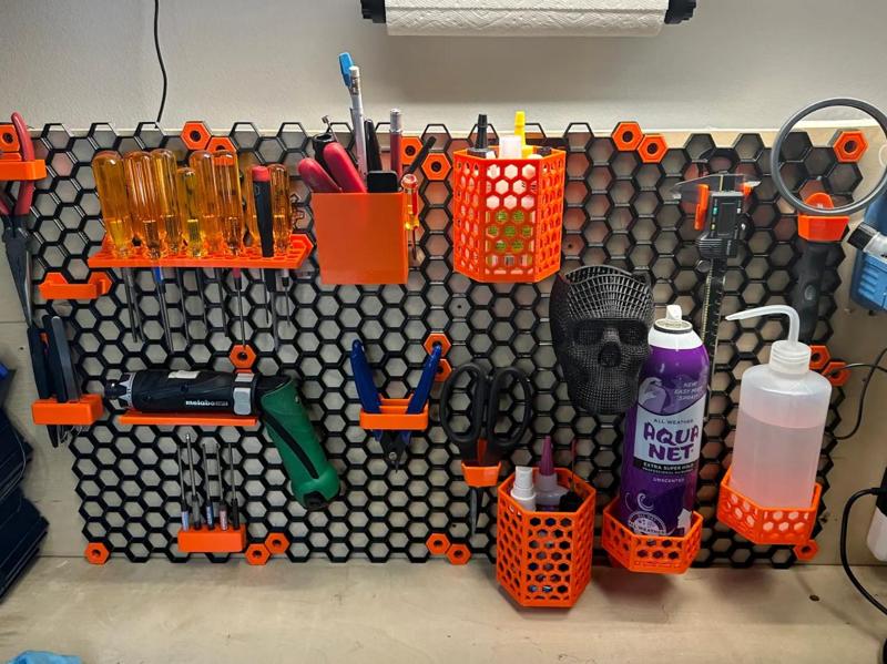 HoneyComb Storage Wall remixes & Screw Wall