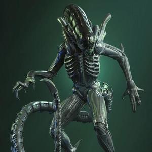 Standing Xenomorph STL files for 3D Printing | Assembly Model