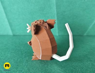 Raticate Low Poly