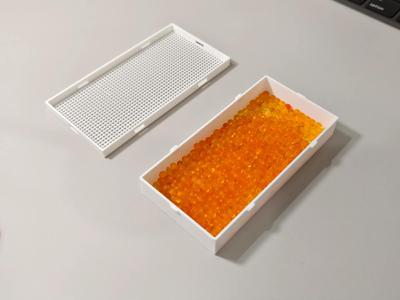 Super material-saving grid box, only 14.3g, 24 minutes quick print desiccant box