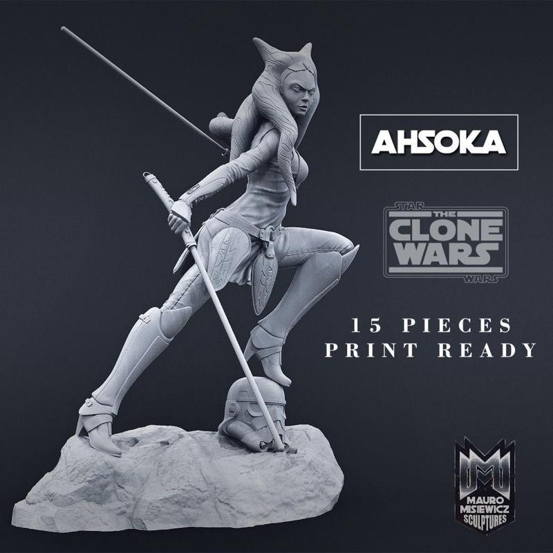 Ahsoka Tano 3D printable figure