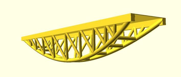 Ventabren viaduc de l’Arc  TGV    HO structure 20m
