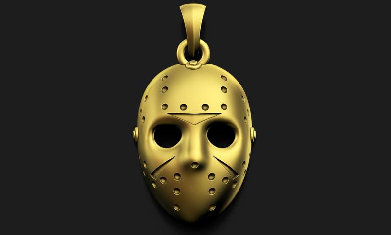 Hockey Mask Pendant
