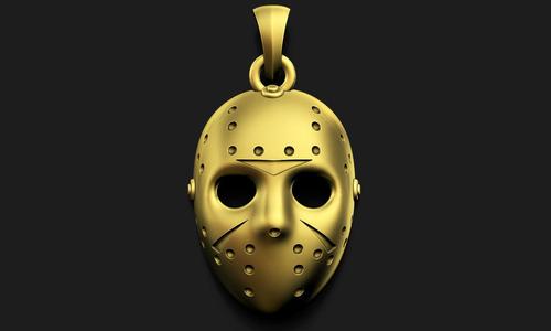 Hockey Mask Pendant