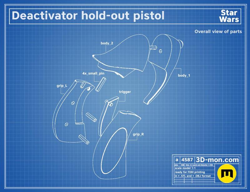 Deactivator Hold-Out Pistol (Satine Kryze)