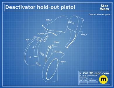 Deactivator Hold-Out Pistol (Satine Kryze)