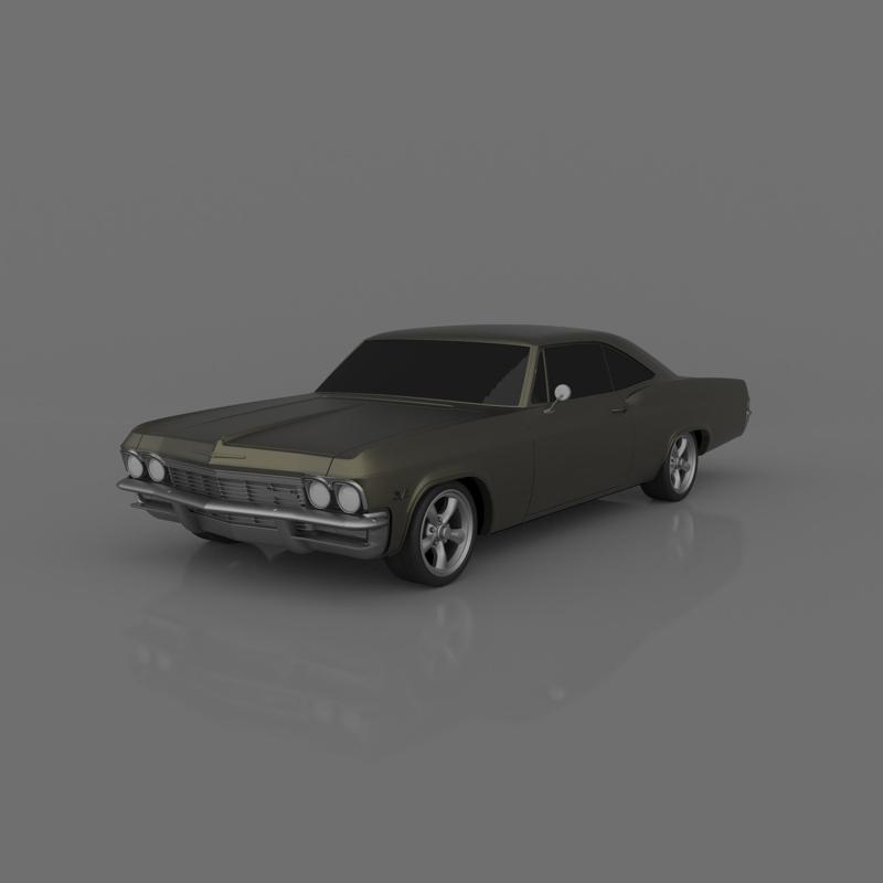 American Old School  Car  Ready to Print