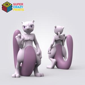 Mewtwo (Easy Print No Supports)