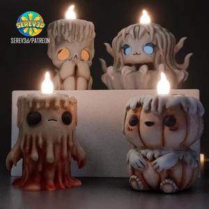 Cute Melted Candle Holder-SEREV3d