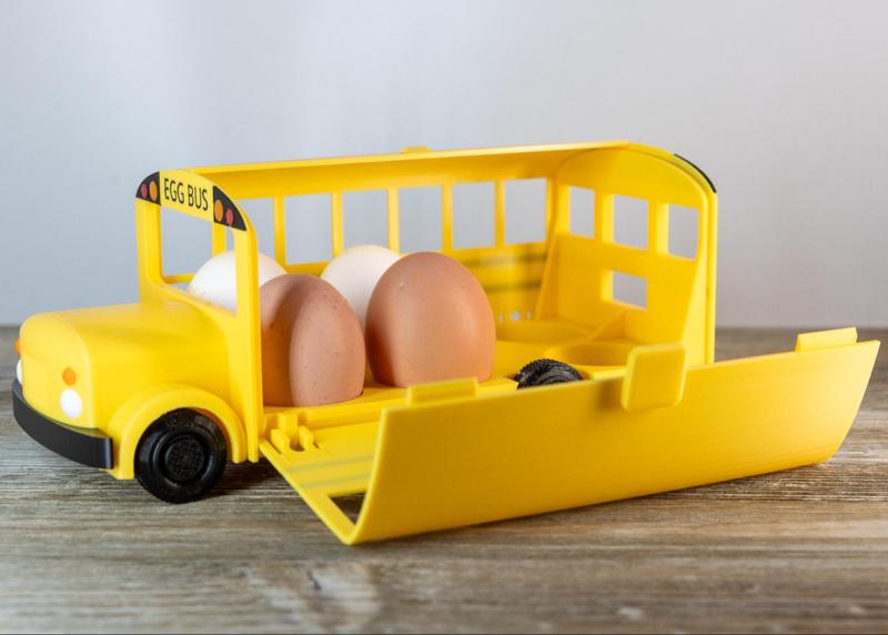 School Bus Egg Rack