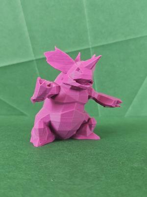 Nidoking Low Poly