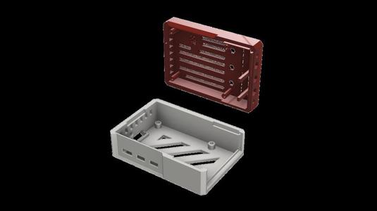 Raspberry Pi5 case with M.2 Hat And Active cooling