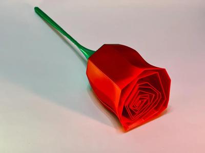 Low Poly Rose – Vase Mode Print [Updated!]
