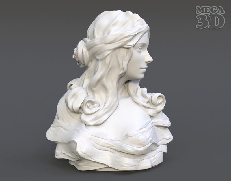 Female Bust Statue 220527