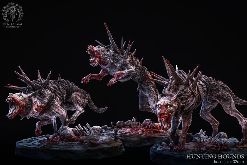 Hunting Hounds x 3